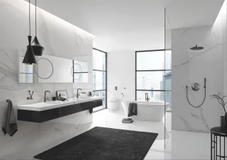 GROHE Rainshower 310 Hoofddoucheset Hard Graphite