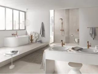 GROHE Rainshower 310 Hoofddoucheset Warm Sunset (brons)