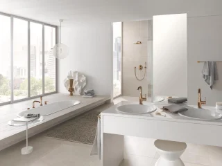 GROHE Rainshower 310 Hoofddoucheset Warm Sunset (brons)