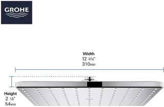 Grohe Rainshower 310 Mono Hoofddouche Chroom 26570000