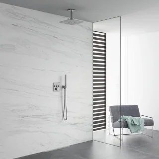 GROHE Rainshower 310 SmartActive Cube Hoofddoucheset Chroom