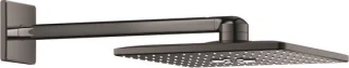 GROHE Rainshower hoofddouche + arm vierkant hard graphite