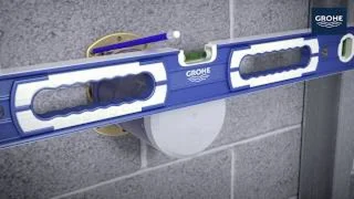 GROHE Rainshower hoofddouche rond cool sunrise geborsteld