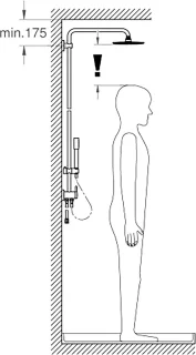 GROHE Rainshower Modern douchesysteem 21 cm chroom