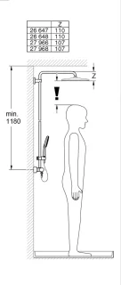 GROHE Rainshower SmartActive 310 Regendouche Mono chroom 26648000