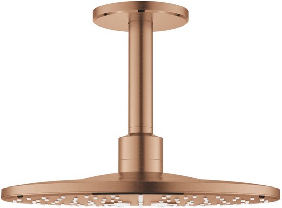 GROHE Rainshower SmartActive 31cm hoofddouche met plafondarm Warm Sunset geborsteld
