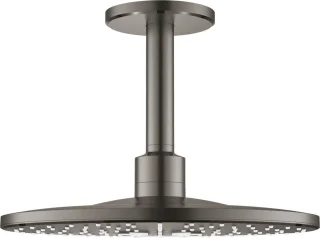 GROHE Rainshower Smartactive hoofddouche 31cm met plafondarm hard graphite