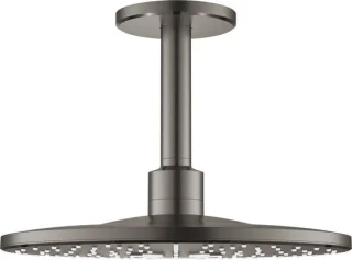 GROHE Rainshower Smartactive hoofddouche 31cm met plafondarm hard graphite