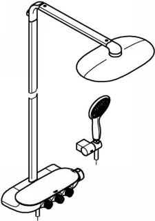 GROHE Rainshower SmartControl Duo Regendouche Ø36 cm Wit