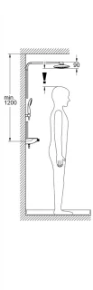 GROHE Rainshower SmartControl Mono Douchesysteem Thermostaat Chroom 26361000