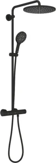 Grohe Rainshower thermostatisch douchesysteem Phantom Black