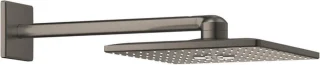 GROHE Rainshower vierkante hoofddouche met arm hard graphite geborsteld
