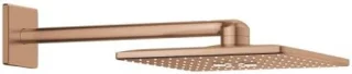 GROHE Rainshower vierkante hoofddouche met arm warm sunset geborsteld