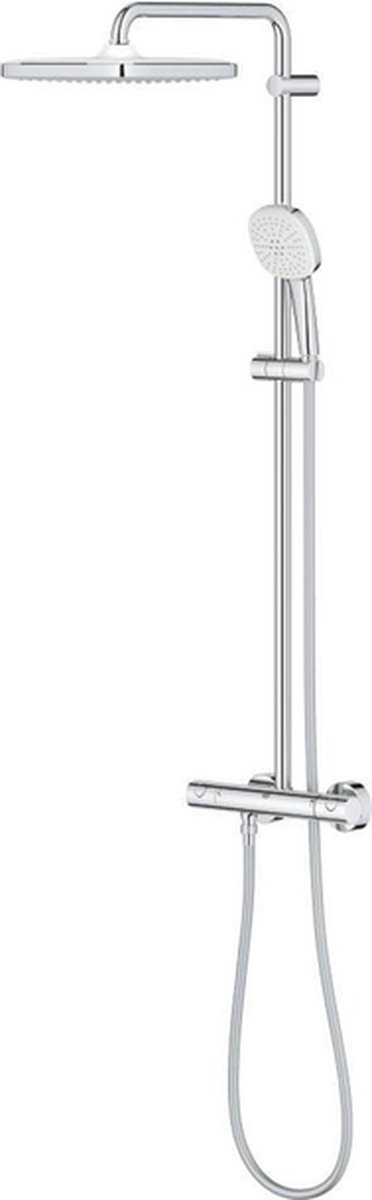 De GROHE Tempesta 250 Cube Regendoucheset Chroom in één oogopslag