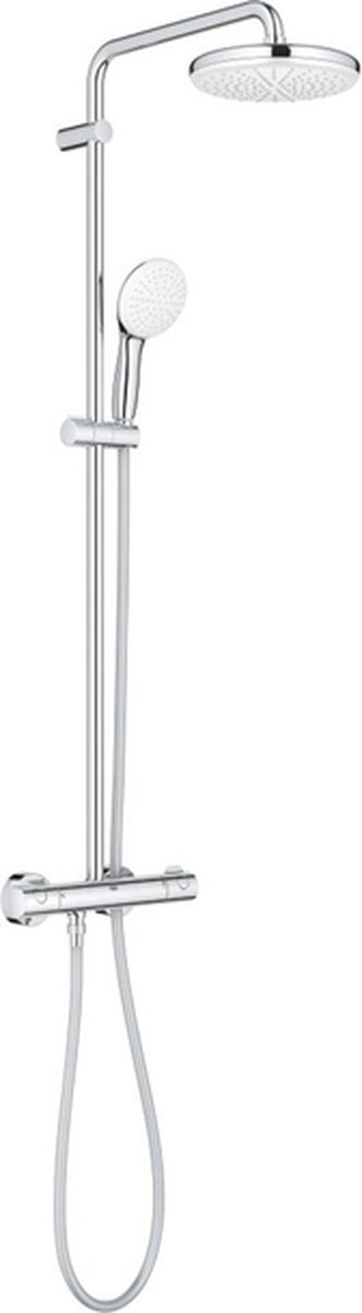 Wat vinden we goed aan de GROHE Tempesta douchesysteem 210 Thermostaat Chroom