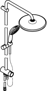 Grohe Tempesta System 250 Doucheset 92cm Chroom