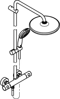 Grohe Tempesta System 250 Doucheset Chroom