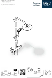 Grohe Tempesta System 250 Doucheset Chroom