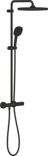 GROHE Vitalio Comfort 250 Douchesysteem Matte Black Wandmontage