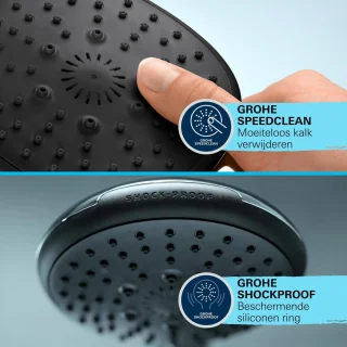 GROHE Vitalio Comfort 250 douchesysteem thermostaat chroom