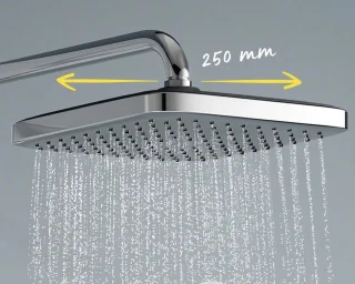 GROHE Vitalio Comfort 250 douchesysteem thermostaat chroom