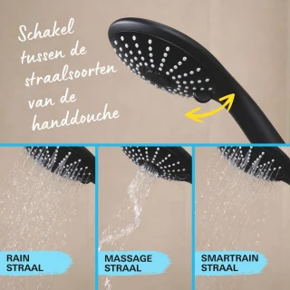 GROHE Vitalio Joy 260 Douchesysteem Phantom Black