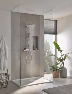 GROHE Vitalio Joy 260 Regendouche Chroom inclusief Thermostaatkraan