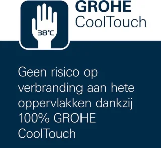 GROHE Vitalio Joy 260 Regendouche Chroom inclusief Thermostaatkraan