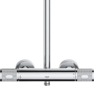 GROHE Vitalio Joy 260 Regendouche Chroom inclusief Thermostaatkraan
