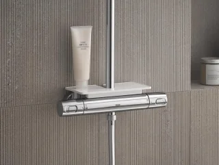 GROHE Vitalio Joy 310 Regendouche met thermostaatkraan en planchet chroom