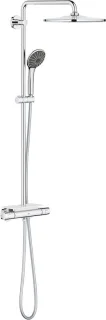 GROHE Vitalio Joy 310 Regendouche met thermostaatkraan en planchet chroom