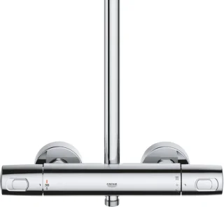 GROHE Vitalio Joy 310 Regendouche met thermostaatkraan en planchet chroom