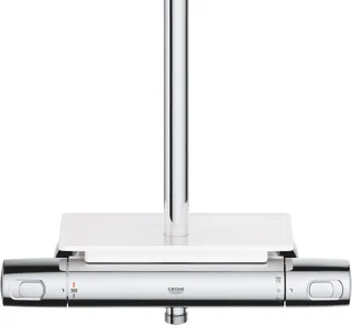 GROHE Vitalio Joy 310 Regendouche met thermostaatkraan en planchet chroom