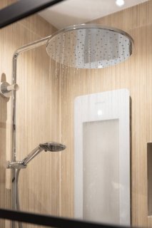 GROHE Vitalio Joy 310 Regendouche met thermostaatkraan en planchet chroom