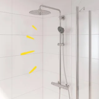 De Grohe Vitalio Joy Clova 260 regendoucheset in één oogopslag