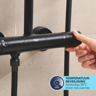 GROHE Vitalio Start 250 douchesysteem Matte Black