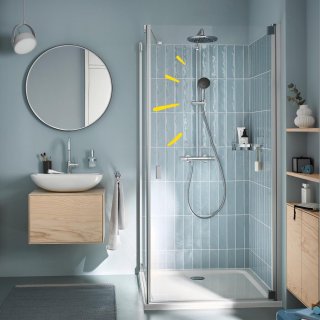 GROHE Vitalio Start 250 Douchesysteem Thermostaat Chroom