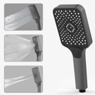 Grote handdouche 105 x 13 cm grijs