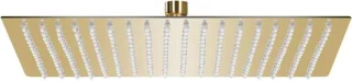 Grote regendouchekop 50x50 cm RVS goud
