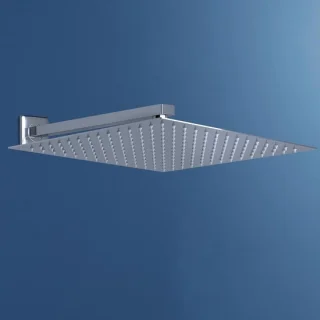Grote regendouchekop met wandarm