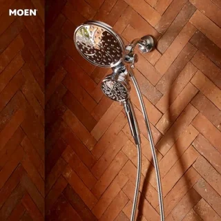 Hand- en regendoucheset Chroom