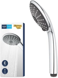 Handdouche 110 mm zilver