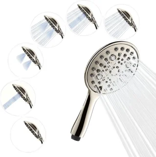 Handdouche 152 mm Geborsteld nikkel