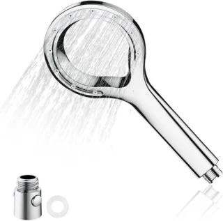 Handdouche 24.3 cm zilver