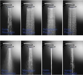 Handdouche 6 inch Geborsteld chroom