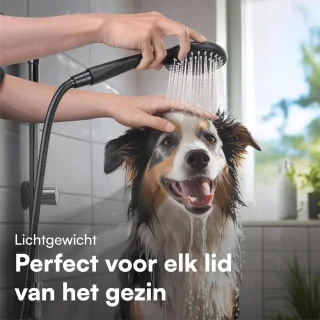Handdouche chroom/zwart