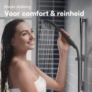 Handdouche chroom/zwart