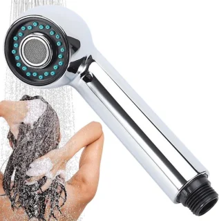 Handdouche massagestraal zilver