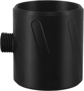 Handdouche mat zwart 9 cm