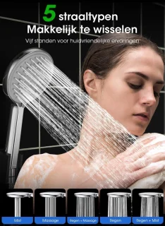 Handdouche met 2 m slang